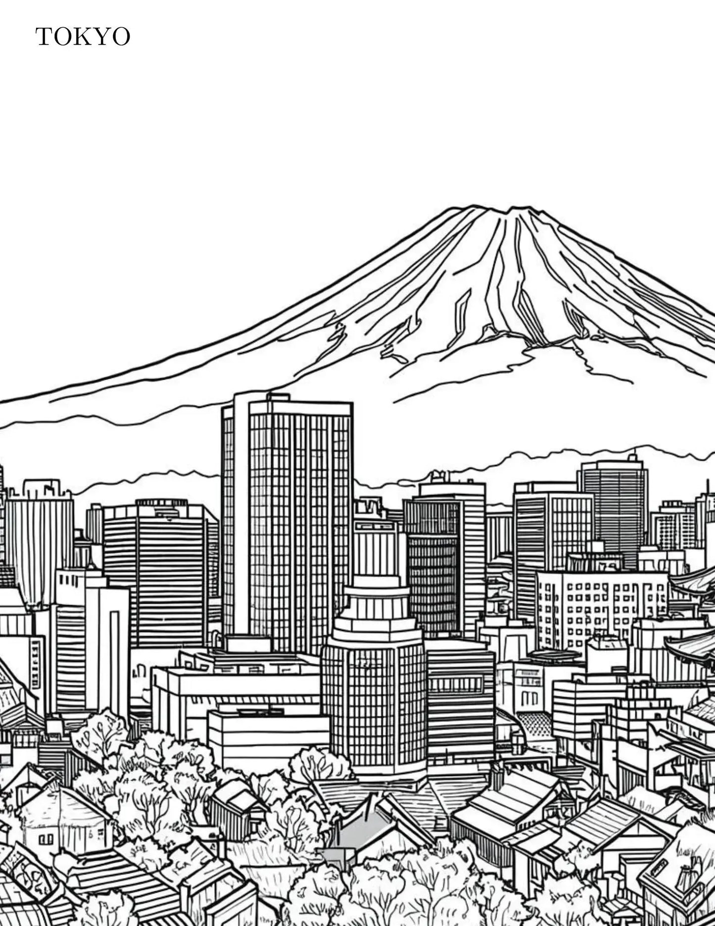 Let's Travel Adult Digital Coloring Book Neu Digital Designs