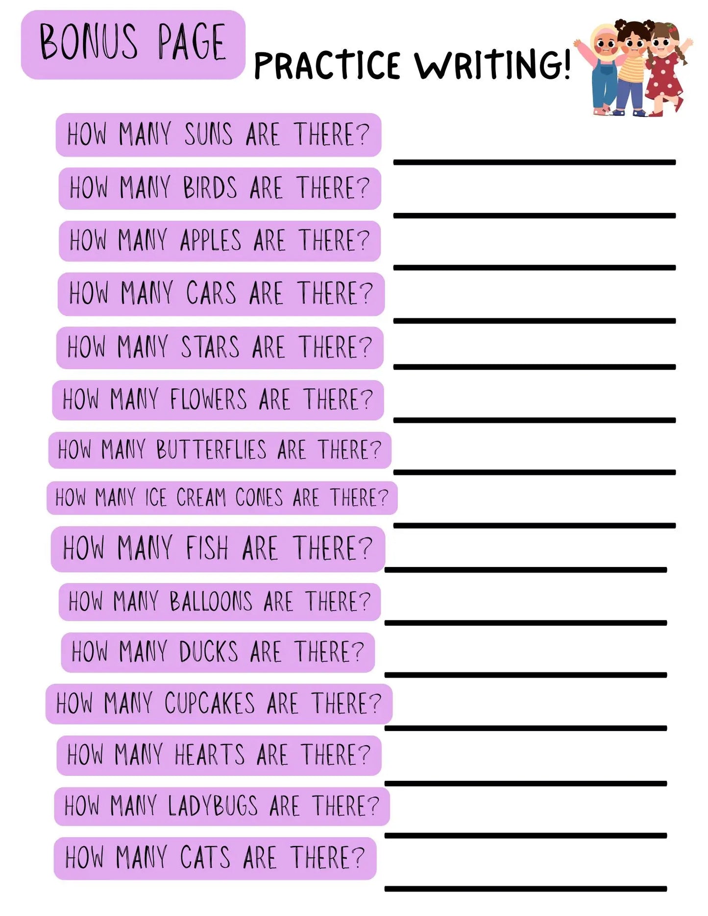 Count & Color Edition - Kid's Coloring Book Neu Digital Designs