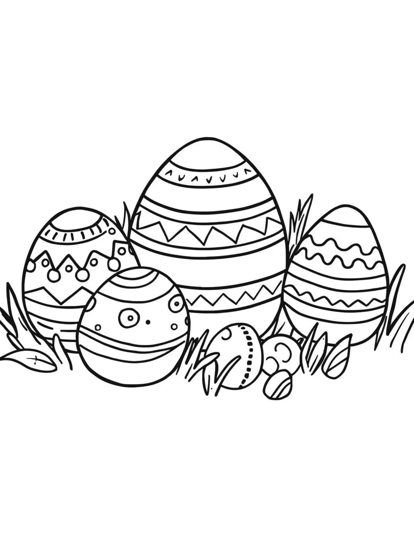 Easter Edition Kids Coloring Book Neu Digital Designs