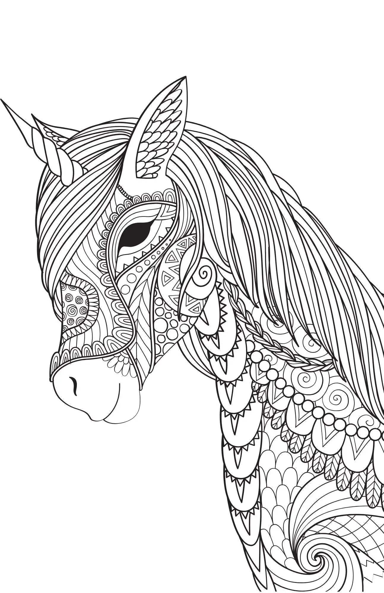Mandala Animal Edition volume II - Adult Digital Coloring Book Neu Digital Designs