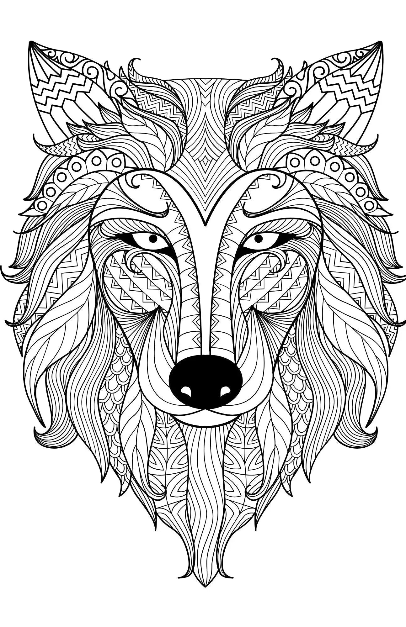 Mandala Animal Edition volume II - Adult Digital Coloring Book Neu Digital Designs