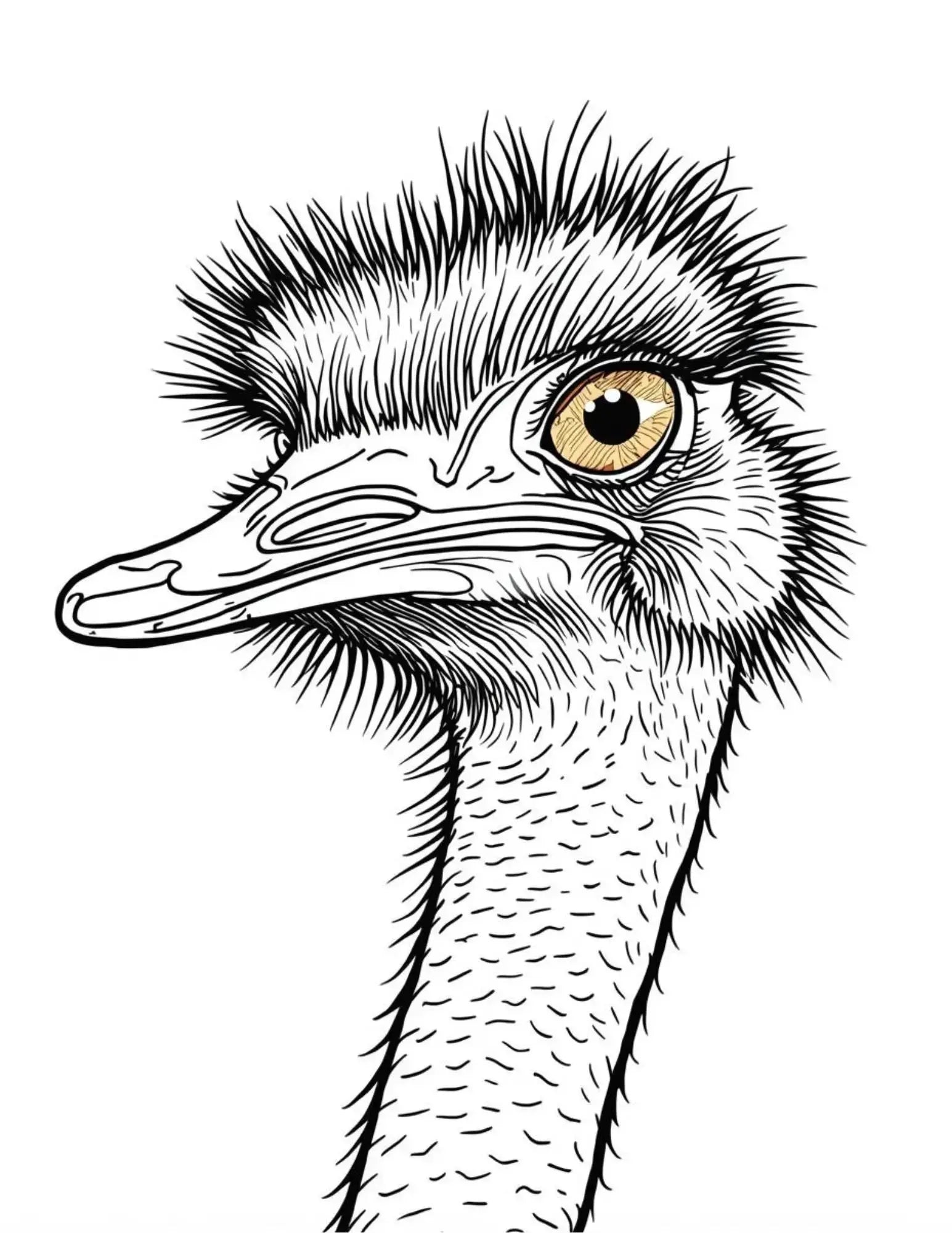 Safari Animals Adult Digital Coloring Book Neu Digital Designs