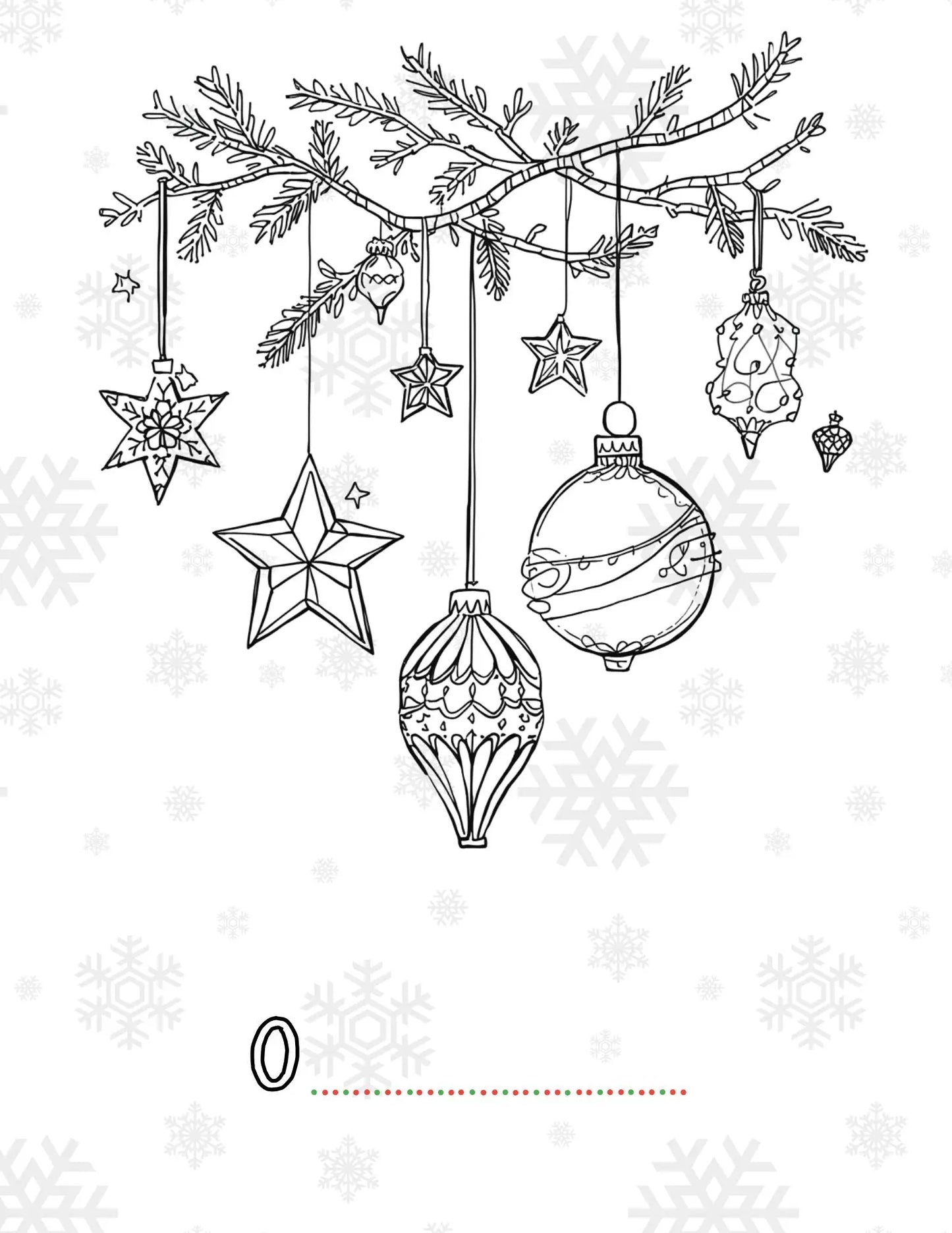 Christmas Edition - Kids Coloring Book - A-Z Name Game Neu Digital Designs
