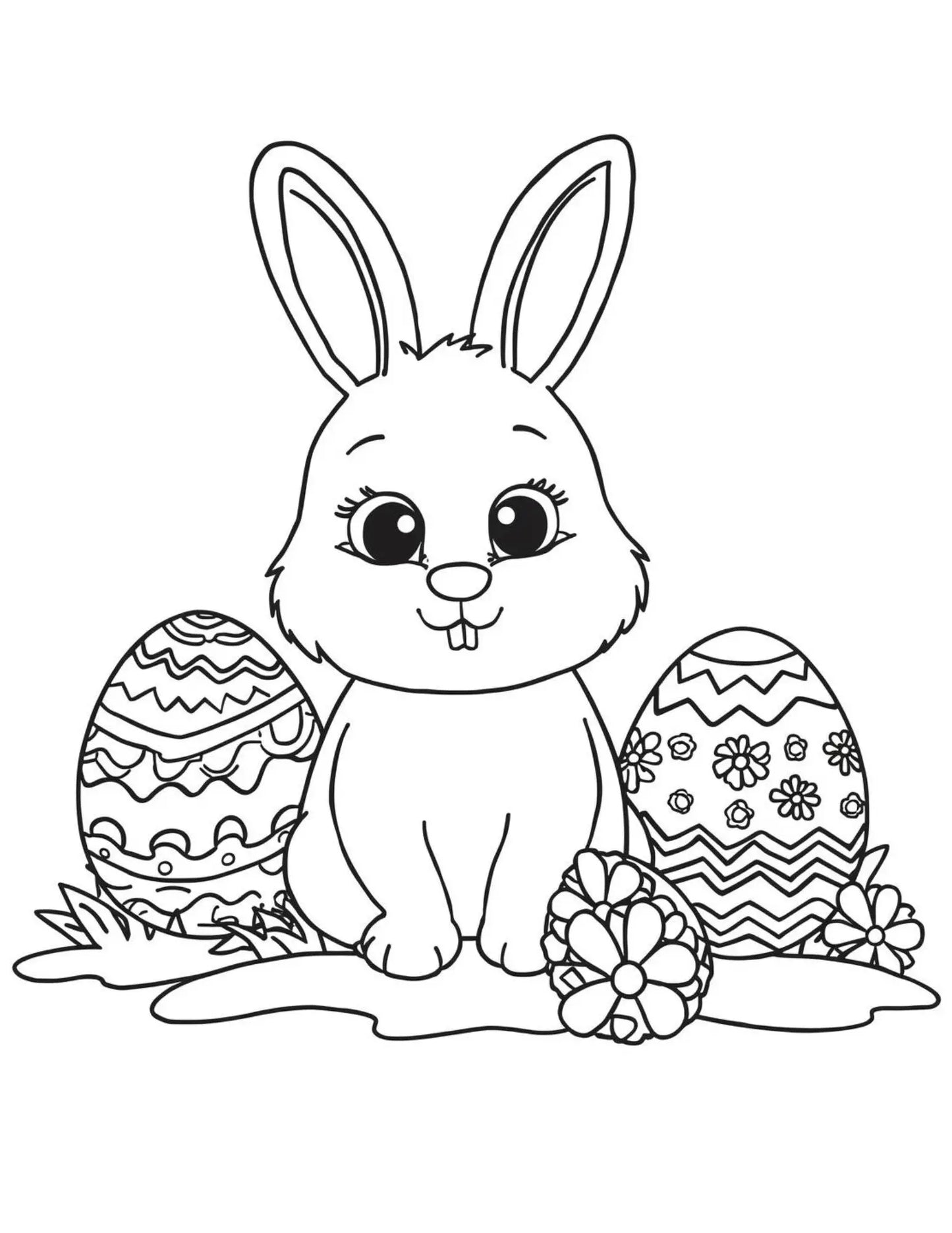 Easter Edition Kids Coloring Book Neu Digital Designs