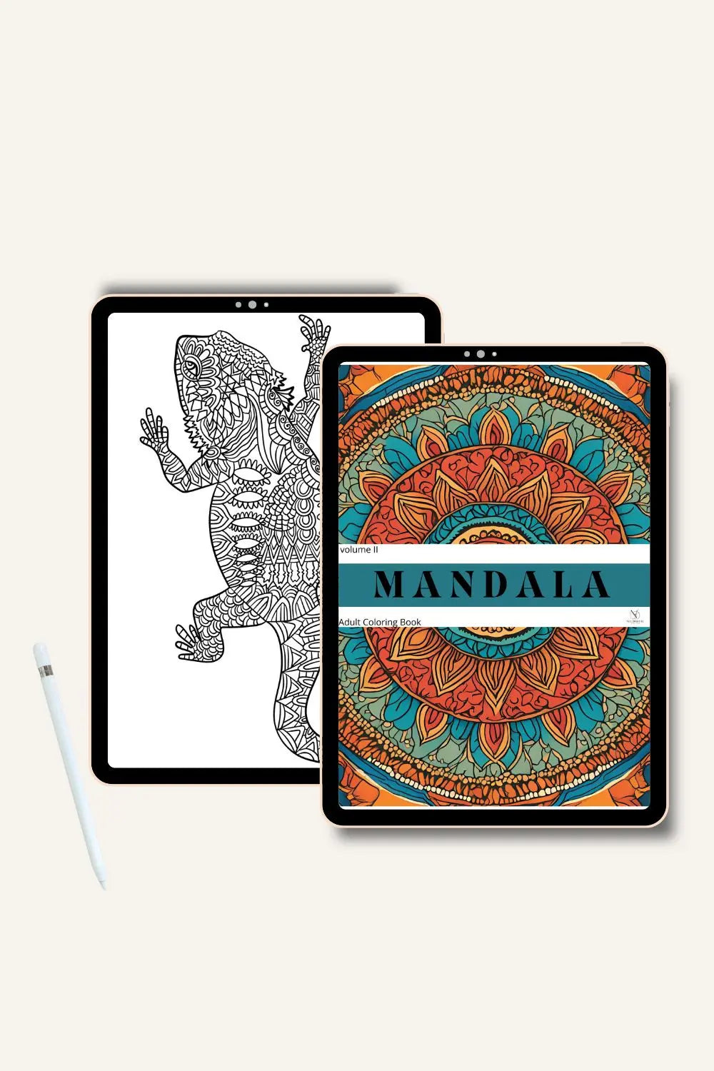 Mandala Animal Edition volume II - Adult Digital Coloring Book Neu Digital Designs