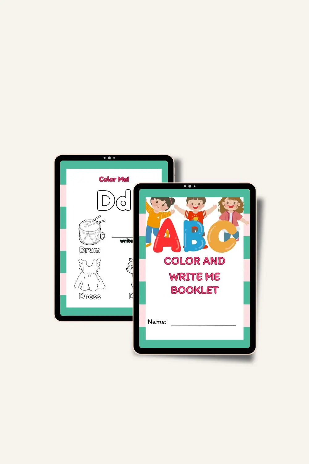 Color and Write Me - ABC Coloring Book for Kids Neu Digital Designs