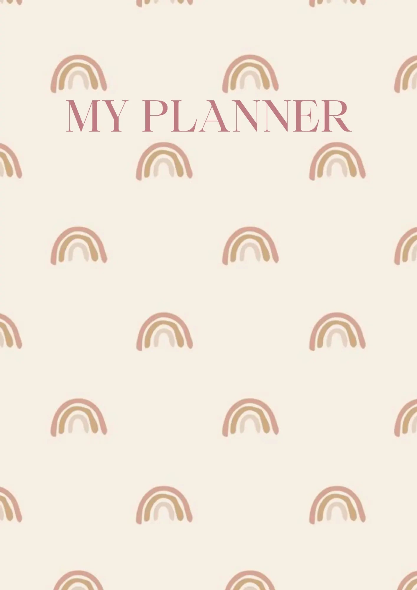 Minimalist Undated Digital Planner Bundle with 20 Additional Covers Neu Digital Designs