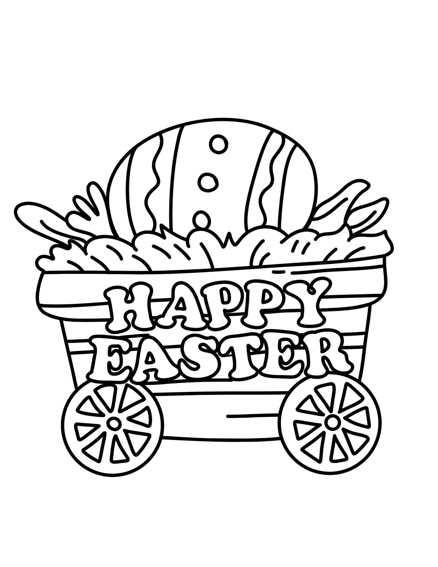 Easter Edition Kids Coloring Book Neu Digital Designs