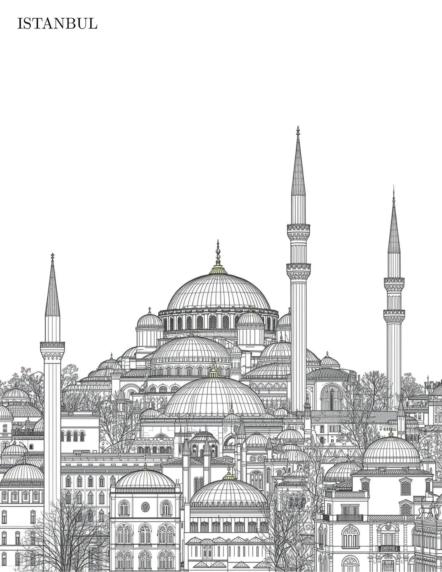 Let's Travel Adult Digital Coloring Book Neu Digital Designs