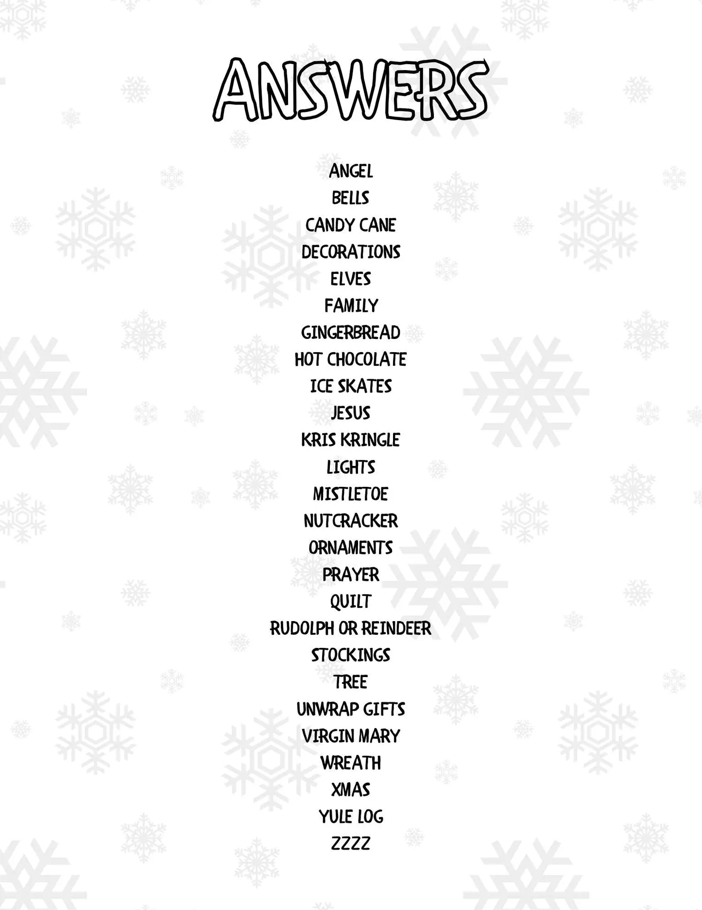 Kids Coloring Book - A-Z Name Game - Christmas Edition Neu Digital Designs