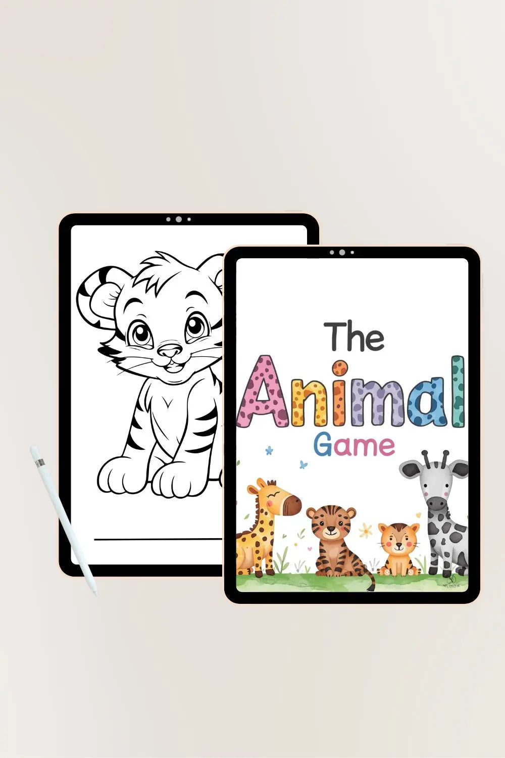 The Animal Name Game Neu Digital Designs