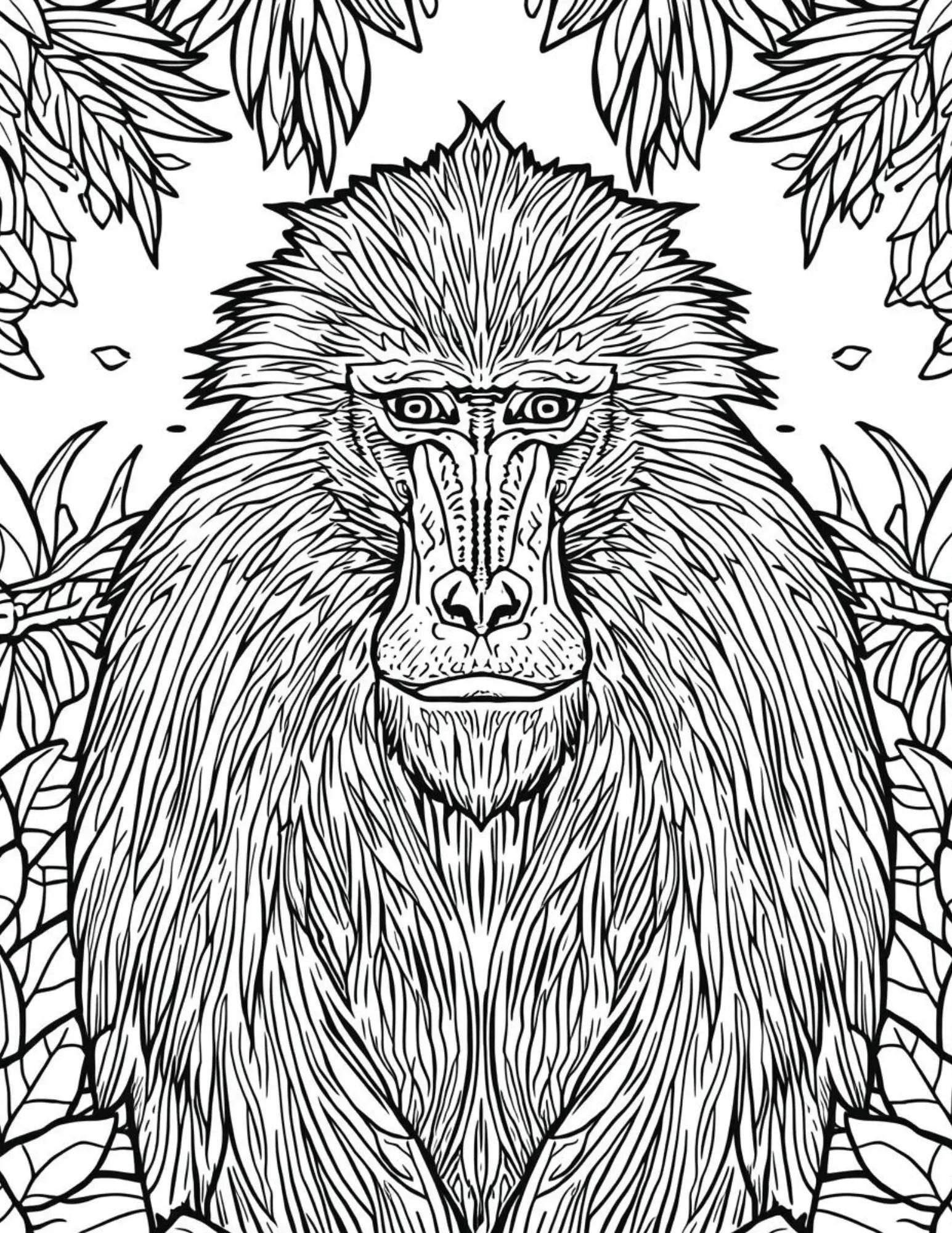 Safari Dreams Adult Digital Coloring Book Neu Digital Designs